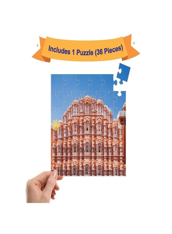 Mittimate Hawa Mahal Jigsaw Puzzle Game for Kids Age 4 to 6 Old I 36 Pieces Puzzle Toy I Birthday Gift for Children - Image 2